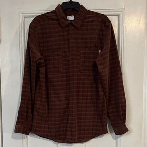 Frank And Oak Brown Corduroy Buttondown